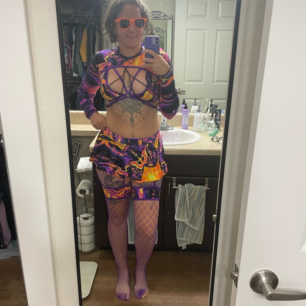 Rolita Couture iHeartRaves full festival rave outfit